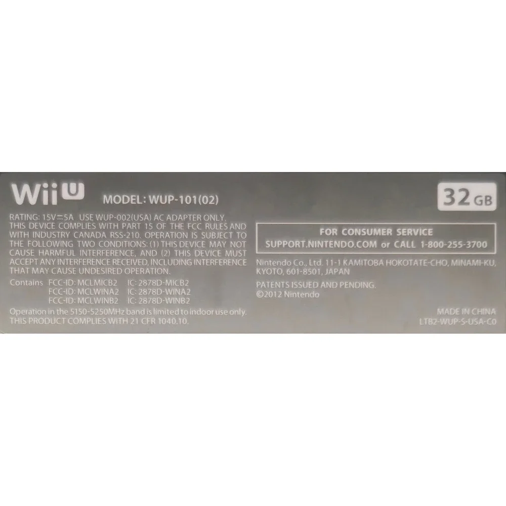Nintendo Wii U 32GB Deluxe Console Bundle - Modded - OEM GamePad - Tested